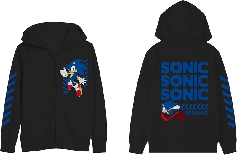 Bio World Youth Boys Sonic 3 pc Hoodie Jogger T-shirt combo - Image 2